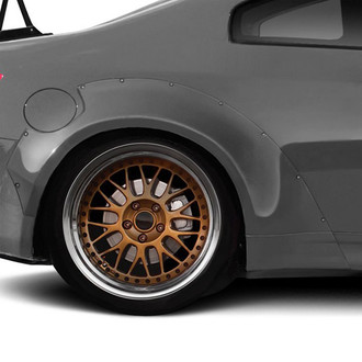 Duraflex® - Circuit Non Sport Style 75mm Fiberglass Rear Fender Flare Caps (Unpainted)