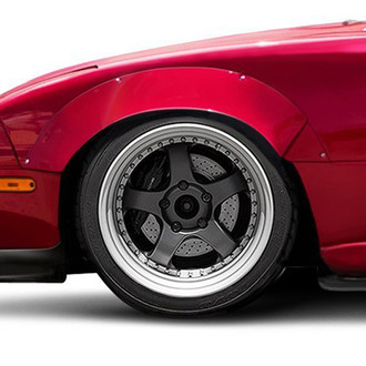 Duraflex® - Circuit Style Fiberglass Front and Rear Fender Flares (Unpainted)