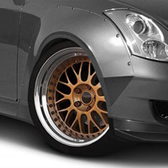 Duraflex® - Circuit Non Sport Style 75mm Fiberglass Front and Rear Fender Flares (Unpainted)