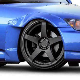 Duraflex® - Circuit Style Fiberglass Front and Rear Fender Flares (Unpainted)