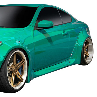 Duraflex® - LBW Style Fiberglass Rear Fender Flares (Unpainted)