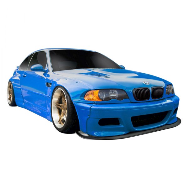Duraflex® - Circuit Style Wide Body Fiberglass Front and Rear Fender Flares Kit (Unpainted)