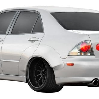 Duraflex® - RBS Style Fiberglass Rear Fender Flares (Unpainted)