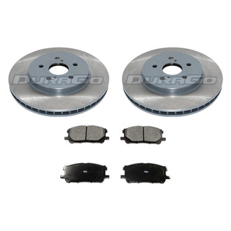 DuraGo® - Plain Front Brake Kit with Ceramic Pads