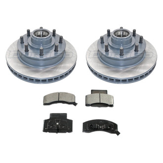 DuraGo® - Plain Front Brake Kit with Ceramic Pads