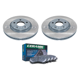 DuraGo® - Plain Front Brake Kit with Ceramic Pads