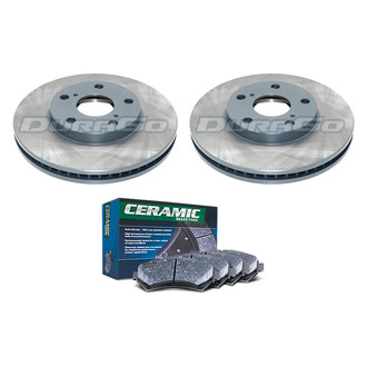 DuraGo® - Plain Front Brake Kit with Ceramic Pads