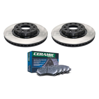 DuraGo® - Plain Front Brake Kit with Ceramic Pads