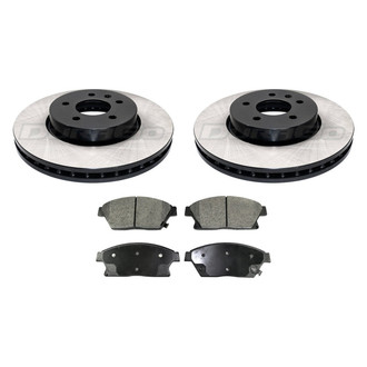 DuraGo® - Plain Front Brake Kit with Ceramic Pads