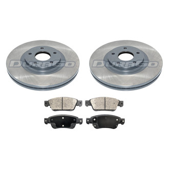 DuraGo® - Plain Front Brake Kit with Ceramic Pads