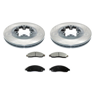 DuraGo® - 1-Piece Plain Brake Kit with Ceramic Brake Pads