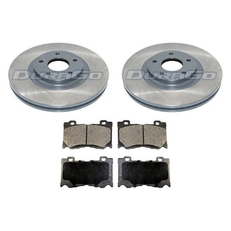 DuraGo® - Plain Front Brake Kit with Ceramic Pads
