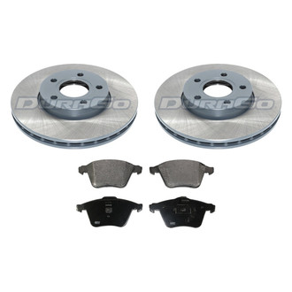 DuraGo® - Plain Front Brake Kit with Ceramic Pads
