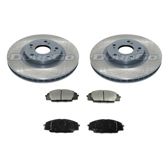 DuraGo® - Plain Front Brake Kit with Ceramic Pads