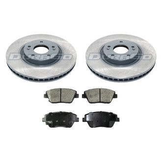 DuraGo® - Plain Front Brake Kit with Ceramic Pads