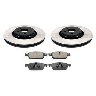 DuraGo® - 1-Piece Plain Brake Kit with Ceramic Brake Pads