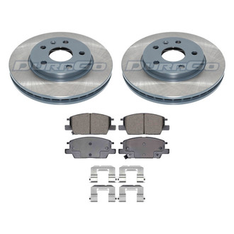 DuraGo® - Plain Front Brake Kit with Ceramic Pads
