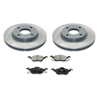 DuraGo® - Plain Front Brake Kit with Ceramic Pads