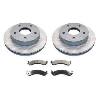 DuraGo® - Plain Front Brake Kit with Ceramic Pads