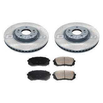 DuraGo® - Plain Front Brake Kit with Ceramic Pads
