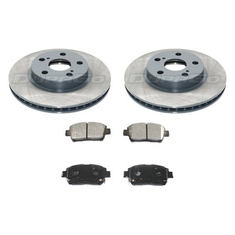 DuraGo® - Plain Front Brake Kit with Ceramic Pads