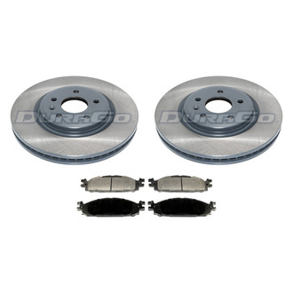 DuraGo® - Plain Front Brake Kit with Ceramic Pads