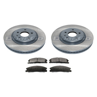DuraGo® - Plain Front Brake Kit with Ceramic Pads