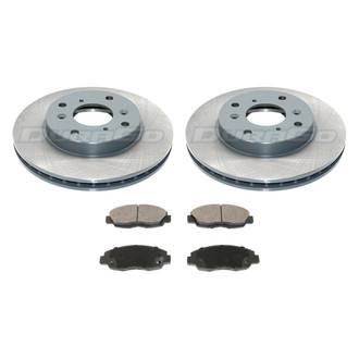 DuraGo® - Plain Front Brake Kit with Ceramic Pads