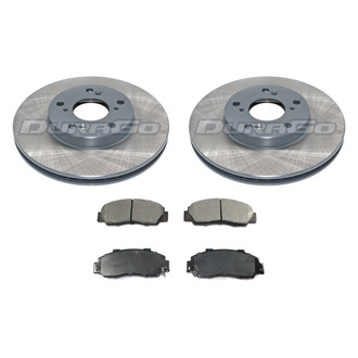 DuraGo® - Plain Front Brake Kit with Ceramic Pads