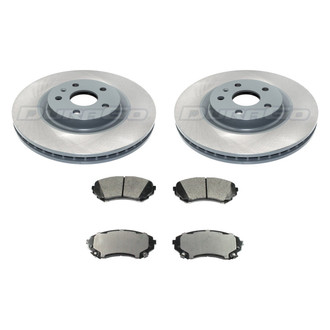 DuraGo® - Plain Front Brake Kit with Ceramic Pads