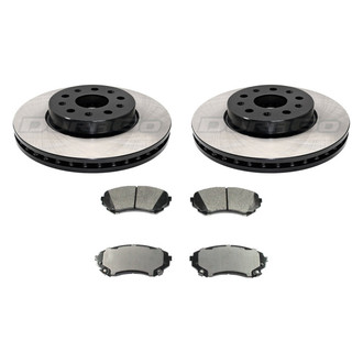 DuraGo® - Plain Front Brake Kit with Ceramic Pads