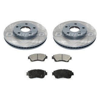 DuraGo® - Plain Front Brake Kit with Ceramic Pads
