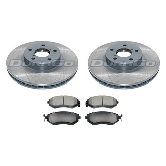 DuraGo® - 1-Piece Plain Brake Kit with Ceramic Brake Pads