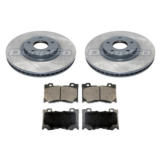 DuraGo® - Plain Front Brake Kit with Ceramic Pads