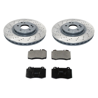 DuraGo® - Plain Front Brake Kit with Ceramic Pads