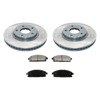 DuraGo® - Plain Front Brake Kit with Ceramic Pads