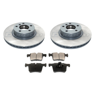 DuraGo® - 1-Piece Plain Brake Kit with Ceramic Brake Pads