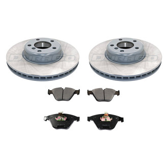 DuraGo® - Plain Front Brake Kit with Ceramic Pads