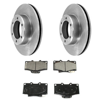 DuraGo® - Plain Front Brake Kit with Ceramic Pads