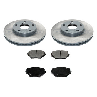 DuraGo® - Plain Front Brake Kit with Ceramic Pads