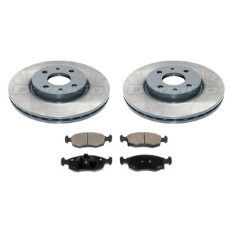 DuraGo® - Plain Front Brake Kit with Ceramic Pads