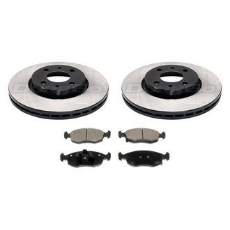 DuraGo® - Plain Front Brake Kit with Ceramic Pads
