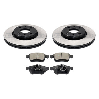 DuraGo® - Plain Front Brake Kit with Ceramic Pads