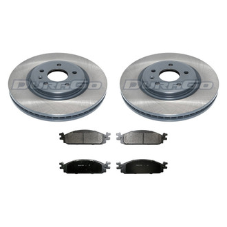 DuraGo® - Plain Front Brake Kit with Ceramic Pads