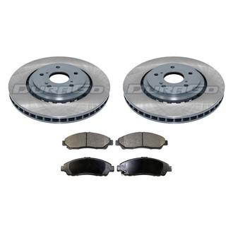 DuraGo® - Plain Front Brake Kit with Ceramic Pads