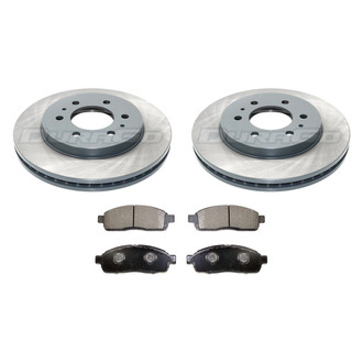 DuraGo® - Plain Front Brake Kit with Ceramic Pads