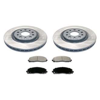 DuraGo® - Plain Front Brake Kit with Ceramic Pads