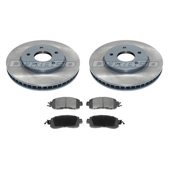 DuraGo® - 1-Piece Plain Brake Kit with Ceramic Brake Pads