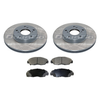 DuraGo® - Plain Front Brake Kit with Ceramic Pads