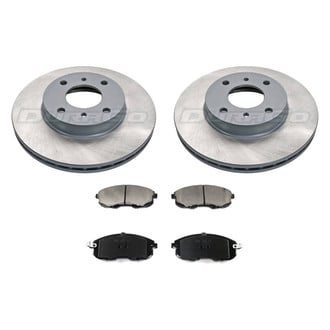 DuraGo® - Plain Front Brake Kit with Ceramic Pads